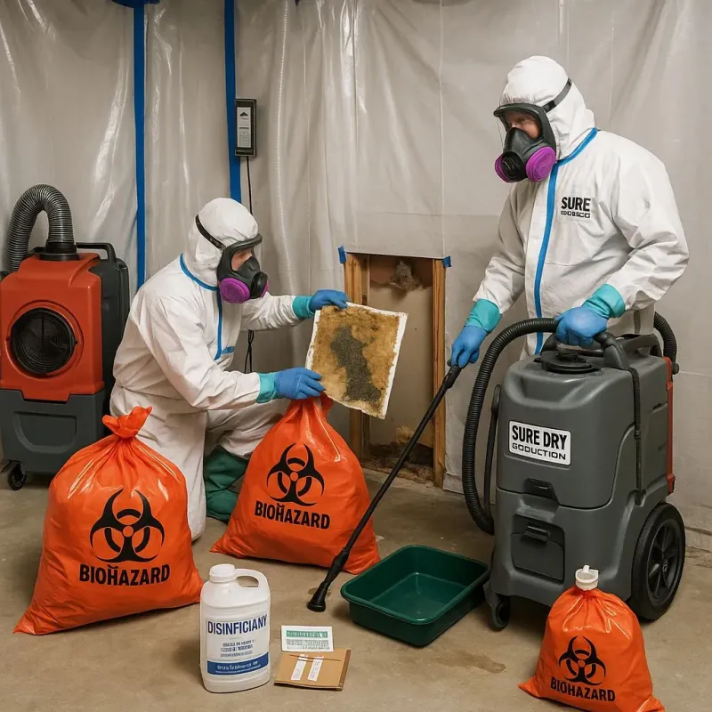 Contaminated Water Handling Protocols process in Rockport, TX