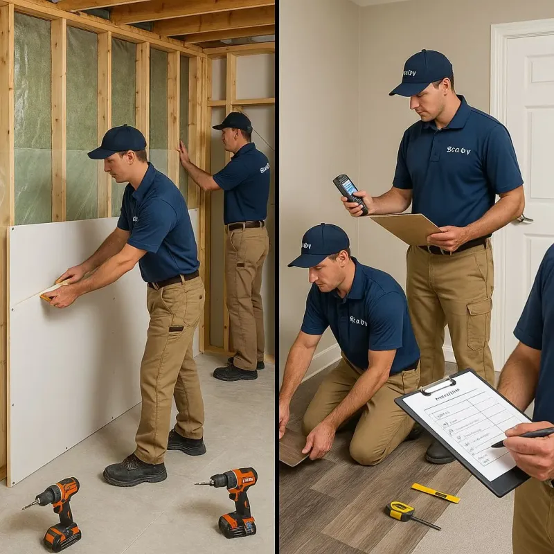 Repairs and Reconstruction process in Rockport, TX
